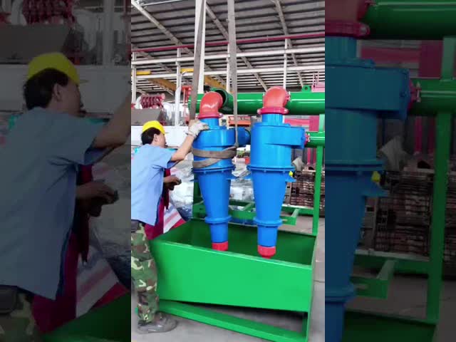 300 m3/h Dépêcheur de boue de forage avec système de contrôle d'entrée de DN150 pour les solides vidéo