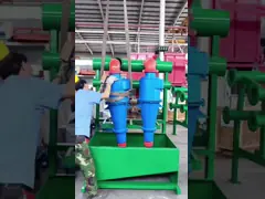 300 m3/h Dépêcheur de boue de forage avec système de contrôle d'entrée de DN150 pour les solides video