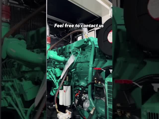 Black 310kw 387.5kva Cummins Diesel Generator Genset 350kw 437.5kva