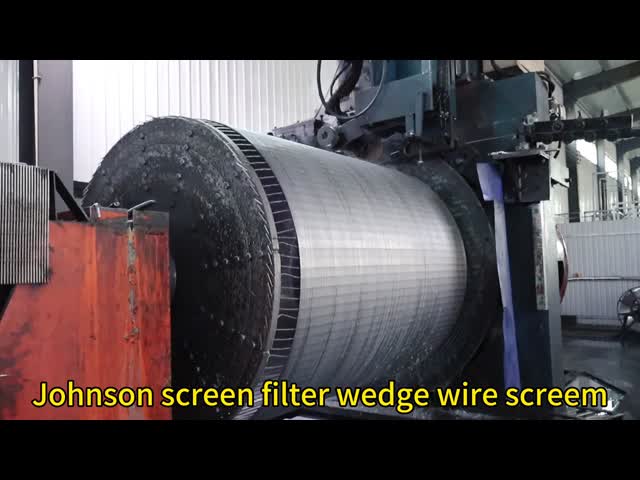 Stainless Steel Johnson Wedge Filter Screen Water Well Screen Circular Shape