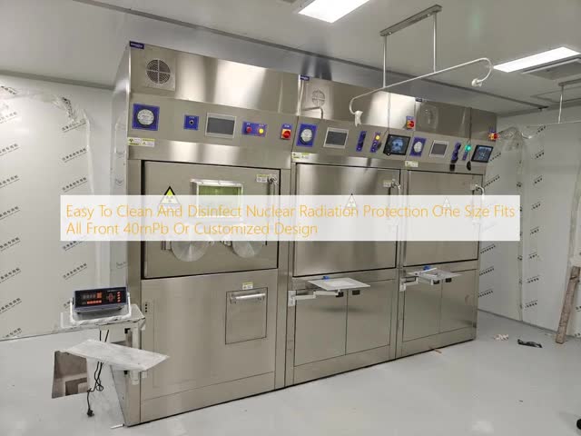 Easy Clean Disinfect Nuclear Radiation Protection One Size Fits All Front 40mPb Or Customized Design