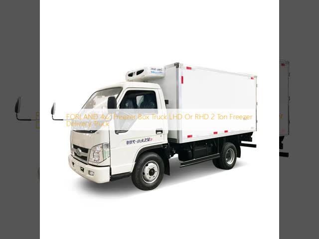 FORLAND 4x2 Freezer Box Truck LHD Or RHD 2 Ton Freezer Delivery Truck