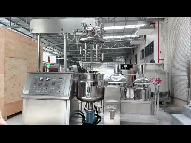 コントロールパネル ボタン/PLC 液体洗濯製品とクリームおよびパスタ製品のための液体ホモゲナイザー 0-3600rpmの速度