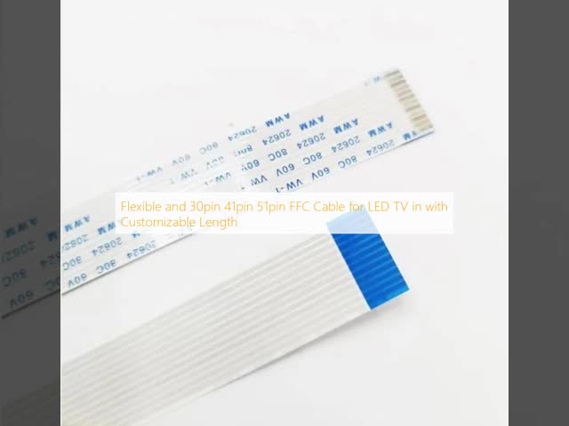 柔軟で30ピン41ピン51ピンFFCケーブル LEDテレビ用 調整可能な長さ