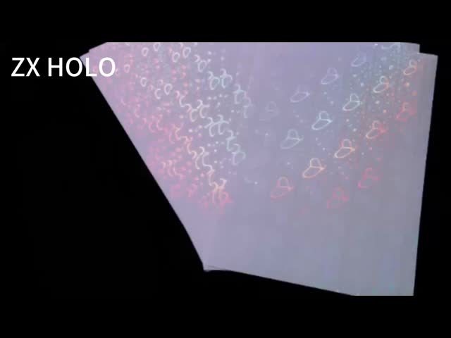 A4 Self Adhesive Transparent Holographic PP PVC Cold Lamination Film