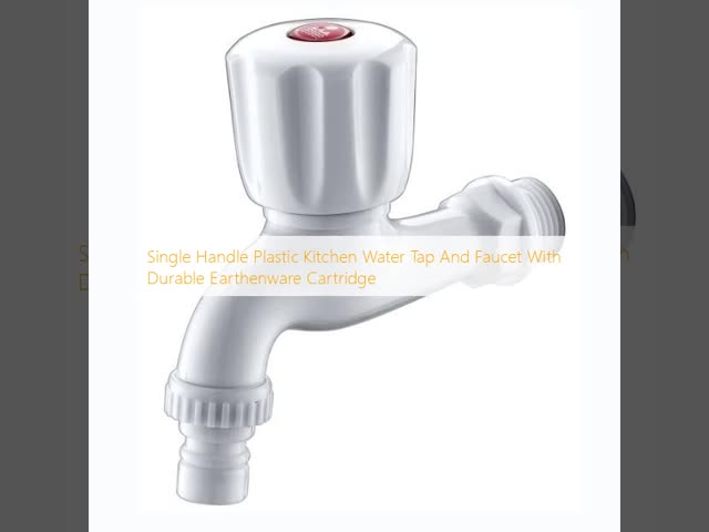 Single Handle Plastic Kitchen Water Tap And Faucet With Durable Earthenware Cartridge