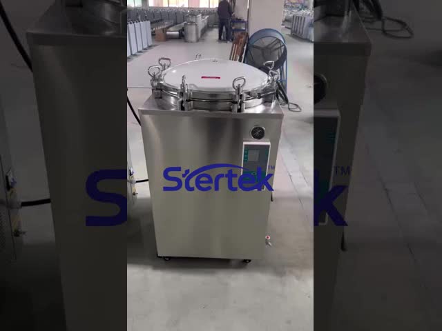 50L Hospital Use Surgical Instruments High Temperature Vertical Autoclave