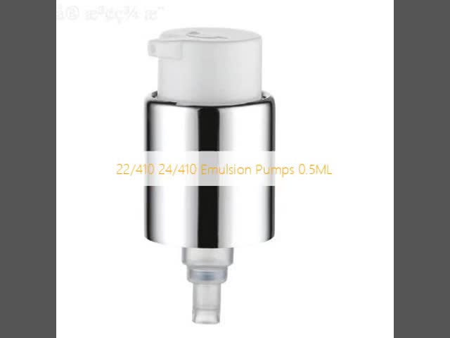 22/410 24/410 Plastic Cosmetic Lotion Pump Emulsion Pump Head 0.5ML (MC-101)