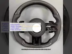 M-er-cedes カーボンファイバーLED方向盤 ACEGS-クラス GLC GLS 改造版 video