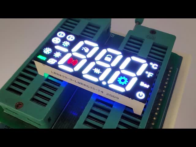 冷蔵庫コントローラー用3桁17mm 7セグメントLEDディスプレイコモンカソード