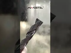 14mm Diameter Solid Flat Bottom Carbide Drills 80mm Flute 145mm Length Anti Chipping