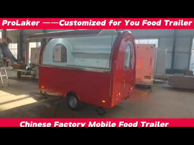 Multi Function Outdoor Mobile Food Trailer For Street BBQ Or Fast Food