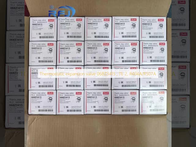 Thermostatic Expansion Valve 068Z3415 , TE 2, R404A/R507A Refrigeration Parts