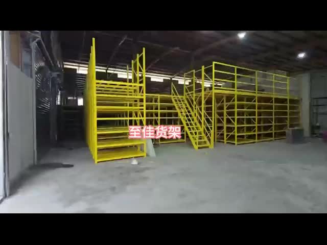 Heavy Duty Industrial Mezzanine Floors Construction With Steel Plate