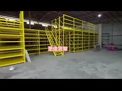 Heavy Duty Industrial Mezzanine Floors Construction With Steel Plate