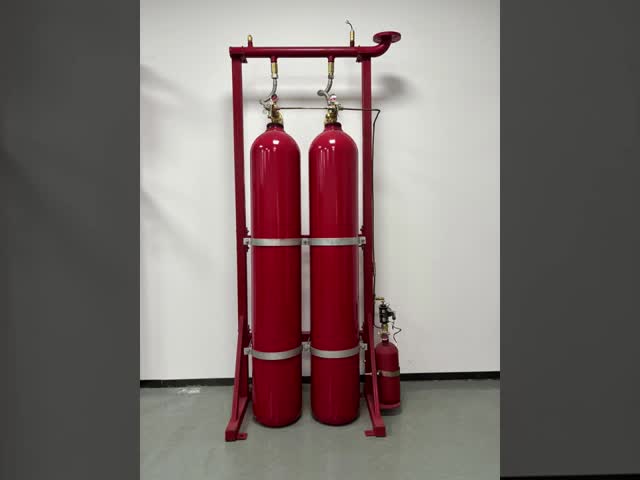 80L Insulated Inergen IG 541 Inert Gas Fire Suppression System Without Residue