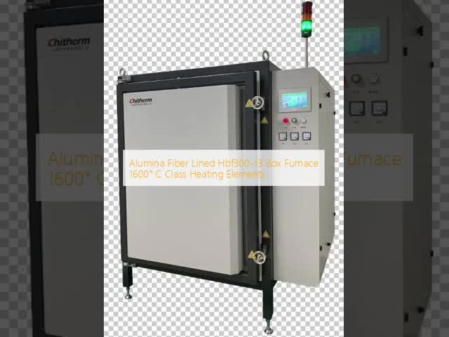 Hbf300-13 High-Temperature Box Furnace 1600° C Class Heating Elements