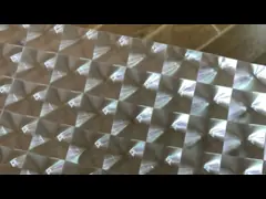 Blow Molding Processing Type Laser 3D Holographic Vinyl Film For Multi Lens Decoration