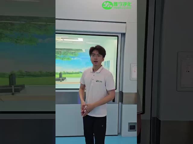 YANING Airtight Medical Theatre Operating Room Cleanroom Pharmacy Hospital Hermetic Automatic Sliding Door