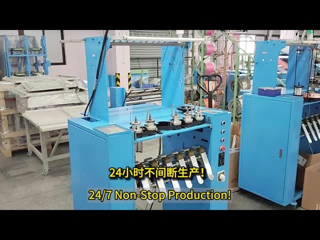 Automatic High-Speed HF-P1001 Needle Machine 6-28 Needles Optional Mask Ear Loops/Ropes 15000M/Day