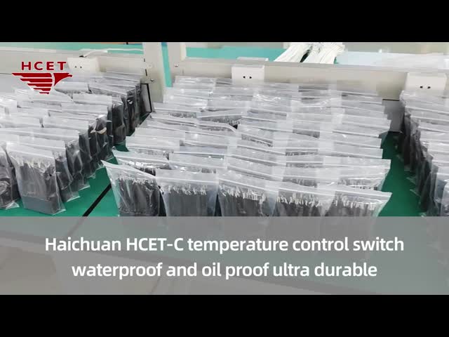 HCET-C 240V Thermal Switch Bimetal Thermostat Temperature Control Device