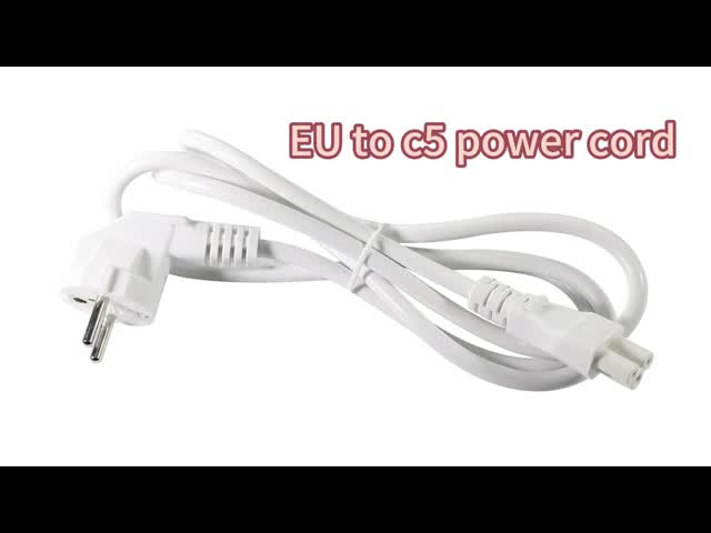 1.5M VDE CEE ユーロプラグケーブル イーコ コンピュータ EU メール シャッコ 10A 電源コード AC アダプター シャッコ C5