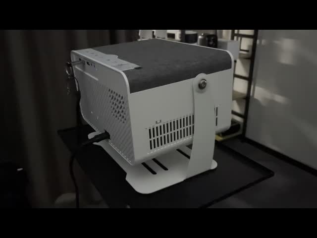 H3 White Rotating 1080P Android Projector , Smart Home Cinema Projector