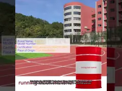 Mixed-Structure Plastic Running Track with PU and EPDM Particles High Performance Hybrid Athletic Track for Professional Use
