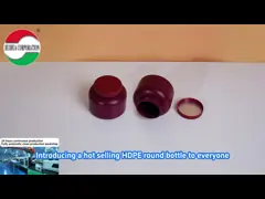 Clear Plastic Cylinder 1000ml HDPE Bottle for Weed Packaging PET Can with Good Sealing HDPE1000
