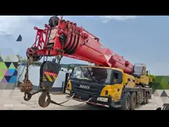 Sany 80T Grue de camion 2019 Utilisé 80 Tonnes 80T5 Boum principal Longueur 44 mètres Grue de levage lourd video