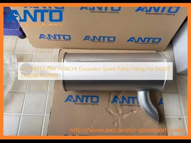 4191361 Muffler HITACHI Excavator Spare Parts For EX200 EX200K RX2000