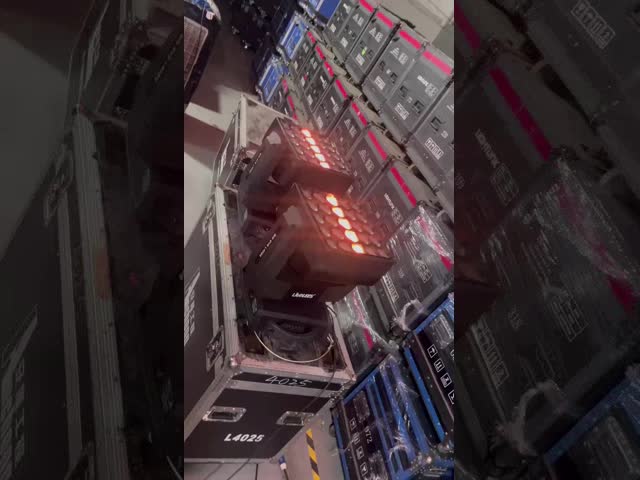 Powerful Led Moving Head Lishi LiteLEES 25-Piece 40 Watt Moving Head Stage Lights