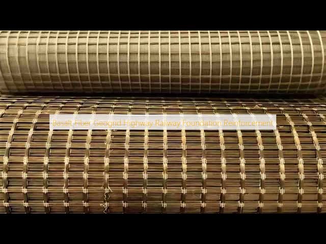 High Durability Basalt Fiber Fabric Corrosion Resistant For Pavement Reinforcement