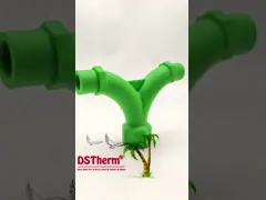 PPR Type Y Tee For Piping System S2.5 High Durability South American Model Customized