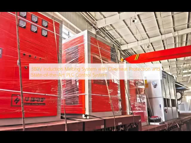 380V Induction Melting System with Overheat Protection PLC Control System