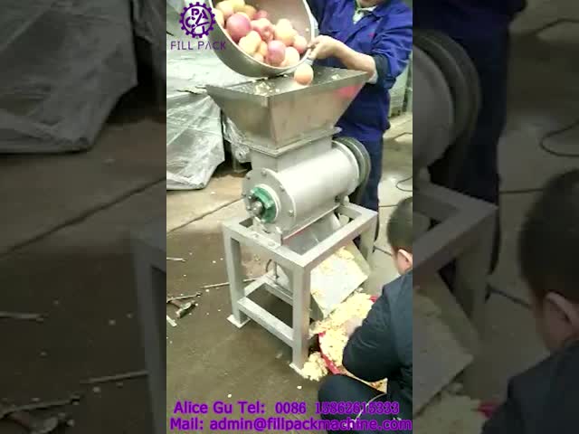 Máquina industrial do triturador do fruto do equipamento de processamento do suco com faca de giro