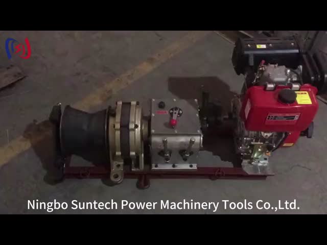Multi Purpose Shaft Drive Winch For Towing Rigging Industrial