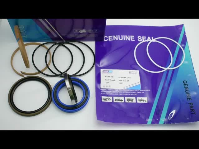 Kubota Excavator U50-3 U50-4 U50-5S Arm Seal Kit Hydraulic Cylinder Oil Seal Repair Kit Heavy Duty Machine Parts for Seals