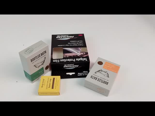 Custom Size Paper Box with Clear Window Display and 350g Thickness for Food Packaging
