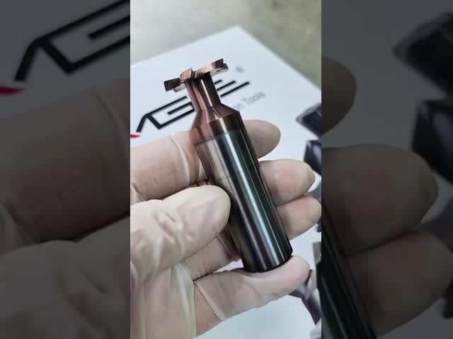 High Precision Carbide T Slot Milling Cutter 6 Flutes End Mill For Assembly Platforms