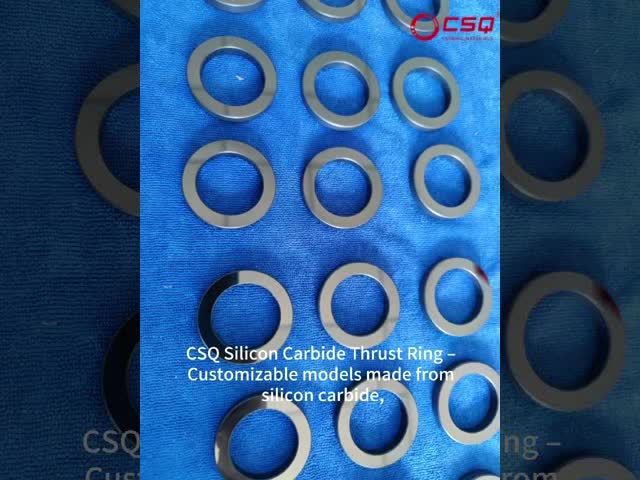 Custom Silicon Carbide Thrust Ring for High-Temperature Corrosion Resistance