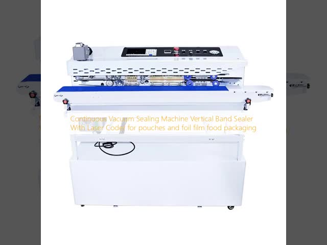 CSM-810 Vertical Band Sealer Laser Coder Foil Film Food Packaging