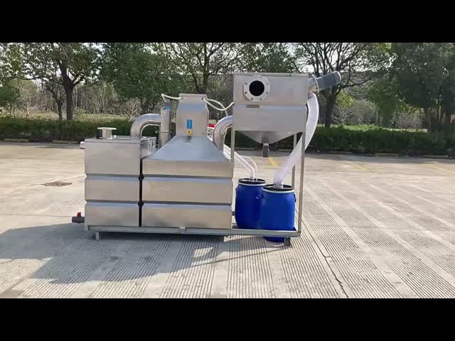 Restaurant Oil Water Separation System 500L/H For Oily Wastewater Treatment