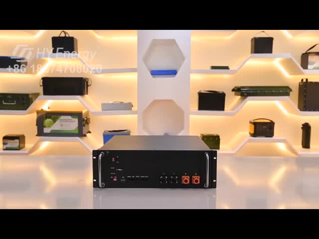 24V / 48V Rack Mount Lifepo4 Battery Modular Design For Solar Energy Storage Systems