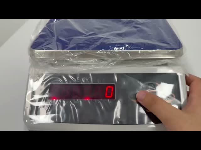 LCDステンレス鋼パン付き30kgデジタル計量スケール