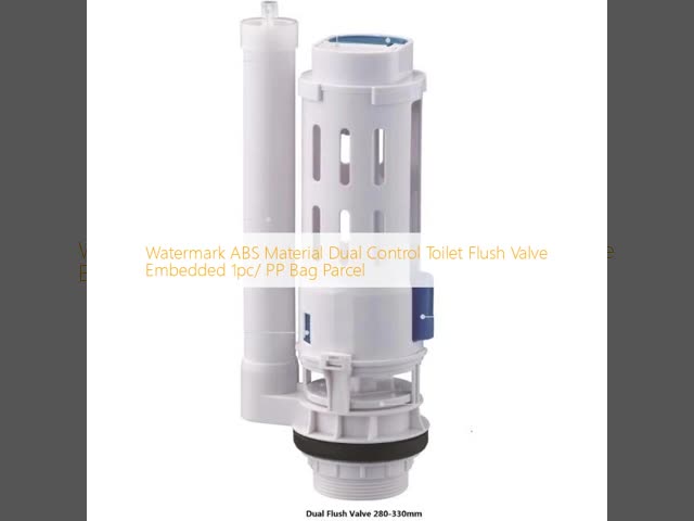 Watermark ABS Material Dual Control Toilet Flush Valve Embedded 1pc/ PP Bag Parcel