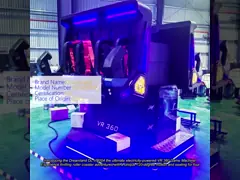 Electricity Powered VR 360 Game Machine for Thrilling VR Roller Coaster Games