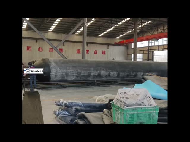 1.0m × 5.0m 海洋進水エアバッグ 耐クリープ性補強設計 耐疲労構造設計