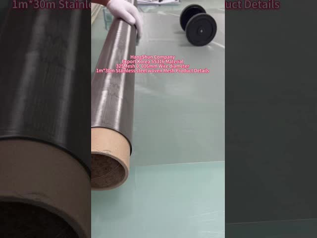 5m Wide SS316 Woven Stainless Steel Wire Mesh Roll