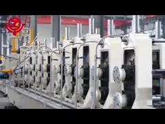 Straight ERW Tube Making Machine With HF Welding Stable 90 m / Min